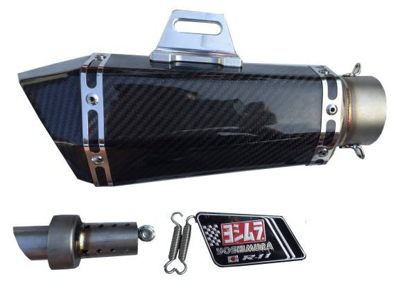 ヨシムラUSA ヨシムラ風　本物カーボンマフラー　60.5π ショップの方にもリピート購入　入荷数少ないのでお早めに！ ようやく入荷しました！ヨシムラ風 本物カーボンマフラー