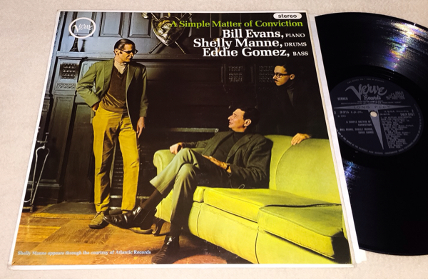 即決●稀少ニアミント極美品！高音質UKオリジBill Evans Trio / A Simple Matter●Shelly Manneピアノトリオ傑作