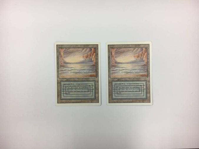 MTG　Underground Sea（英語版2枚セット）Revised_1