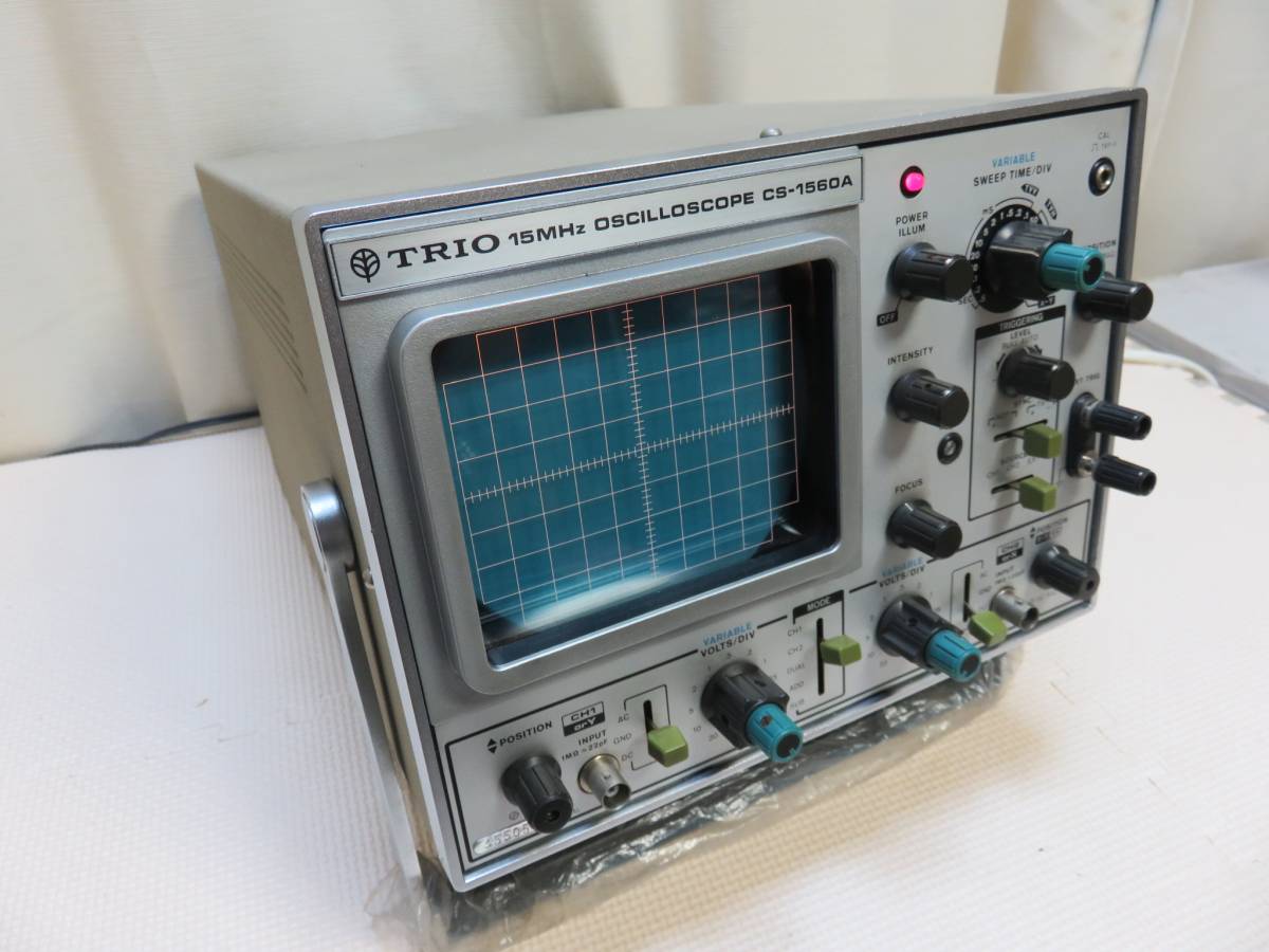 TRIO 15MHz オシロスコープ CS-1560A 中古品 TRIO トリオ CS-1560A 15MHz オシロスコープ 現状品(アマチュア無線