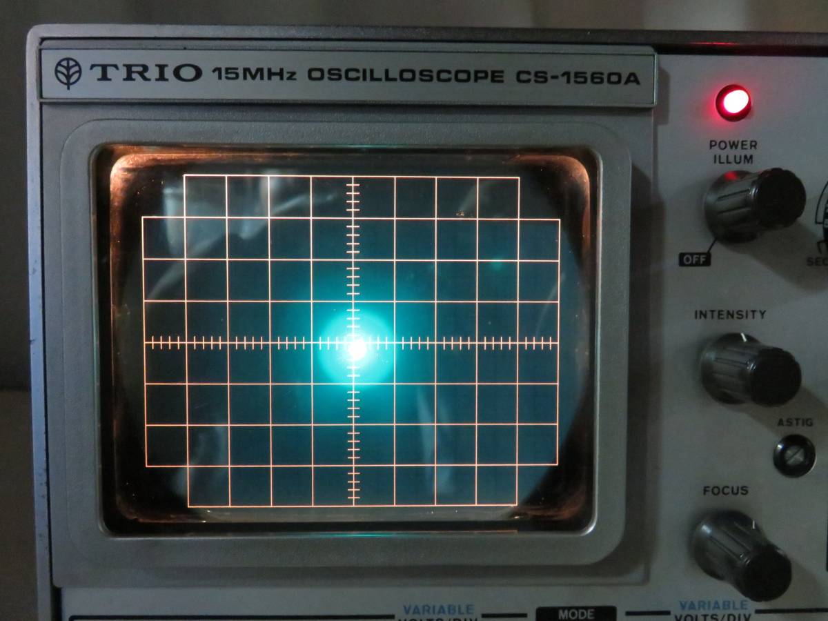 TRIO 15MHz オシロスコープ CS-1560A 中古品 TRIO トリオ CS-1560A 15MHz オシロスコープ 現状品(アマチュア無線
