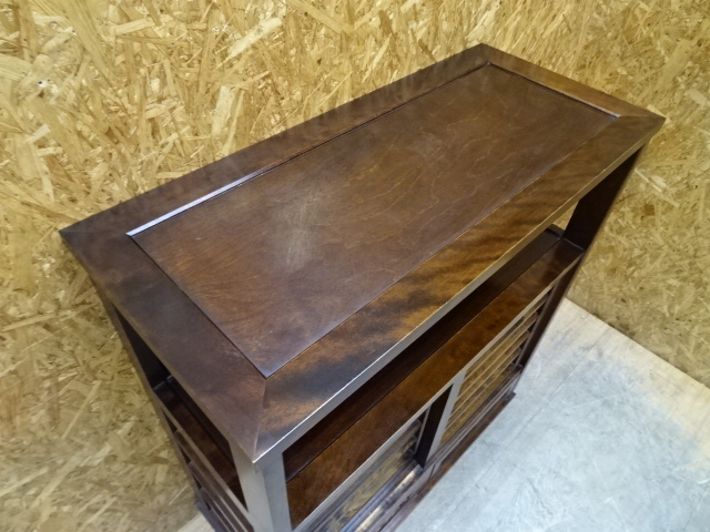 T5570◆美品◆北海道民芸◆サイドボード◆樺材無垢◆キャビネット◆茶箪笥