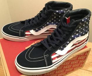 VANS バンズ Sk8-Hi アメリカン フラッグ モデル / スニーカー スケートハイ リイシュー Model no.VN0004OKJOD