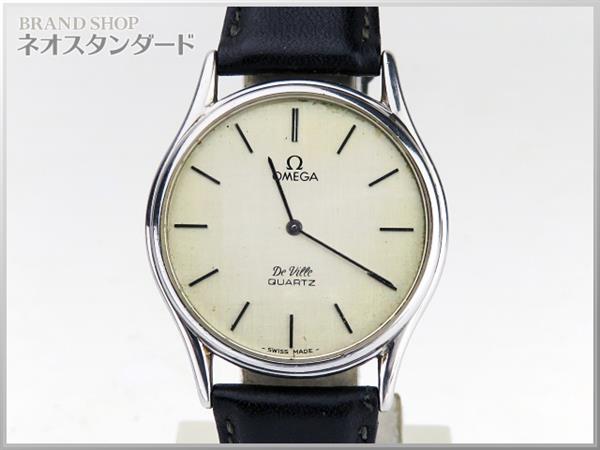 オメガ デヴィル 1365 クォーツ ヴィンテージ 時計 稼働品 メンズ