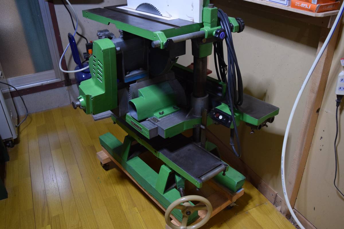 リョービ東和 小型万能機AH-4 （丸鋸盤、自動カンナ、手押しカンナ 