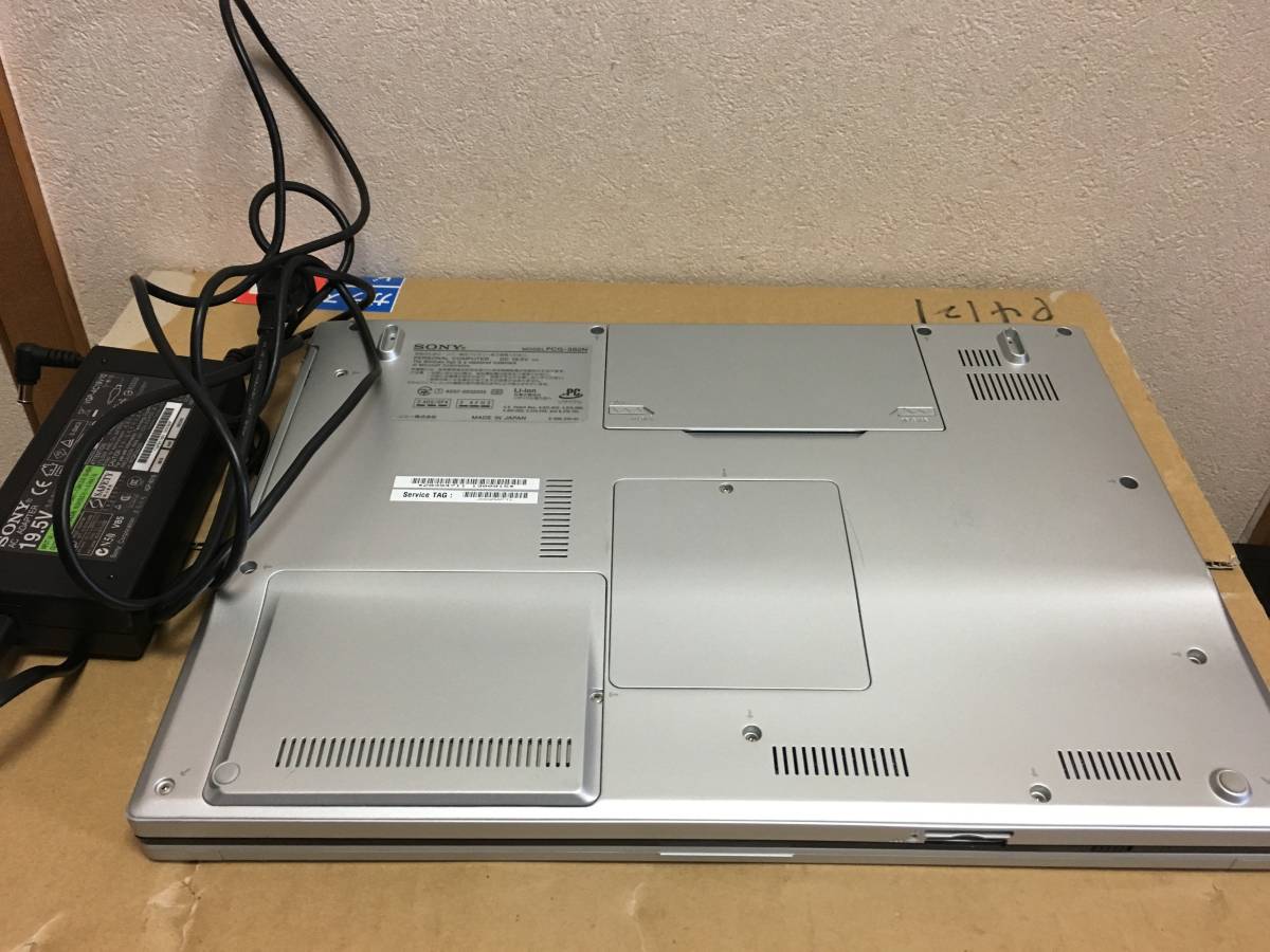 B512 SONY ノートPC VGN-FZ90S PCG-382N T7300 2.00GHz 2G ジャンクで