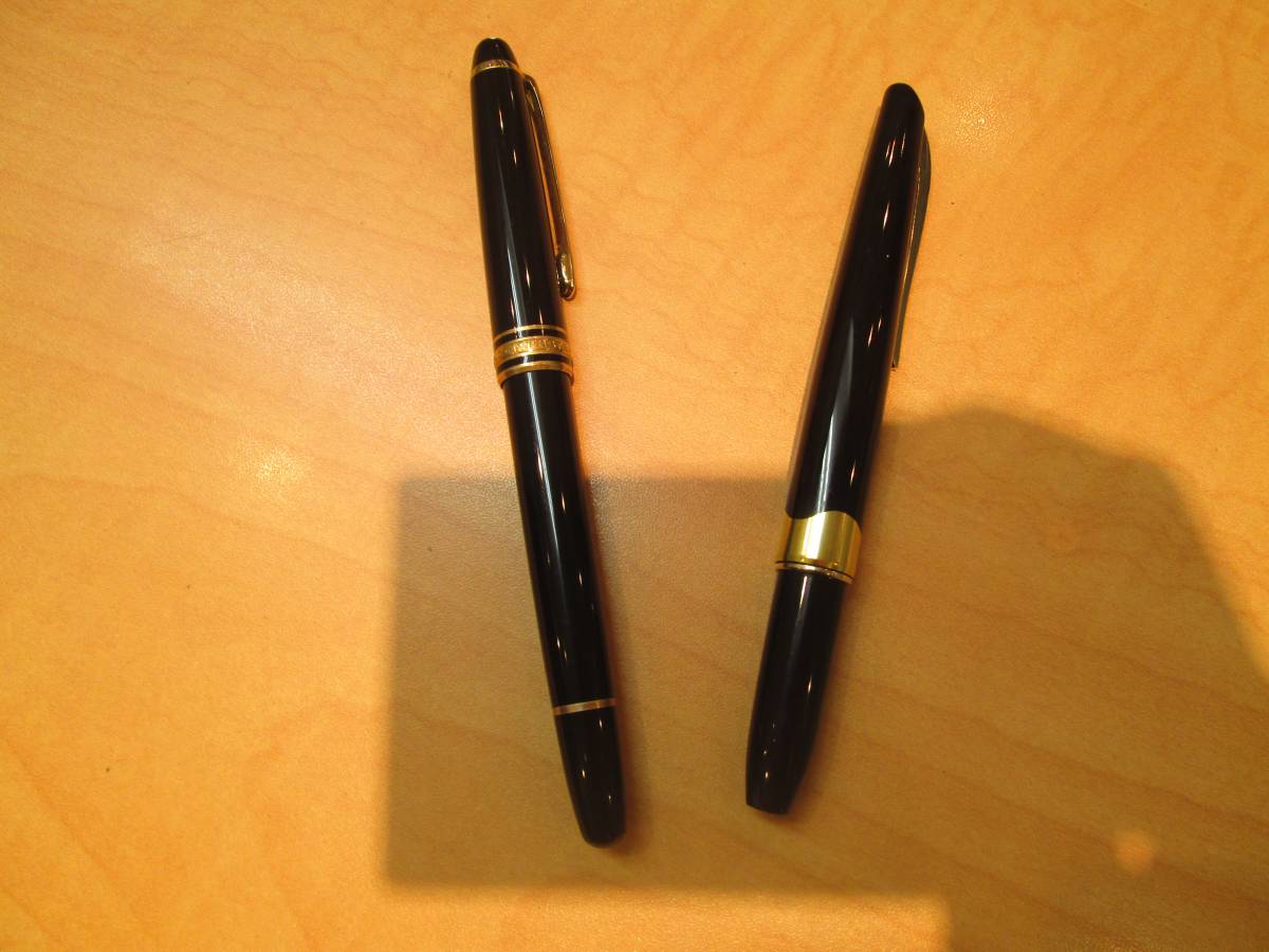 4177♪ MEISTERSTUCK MONTBLANCとプラチナム ペン先18k PLATINUM 万年筆