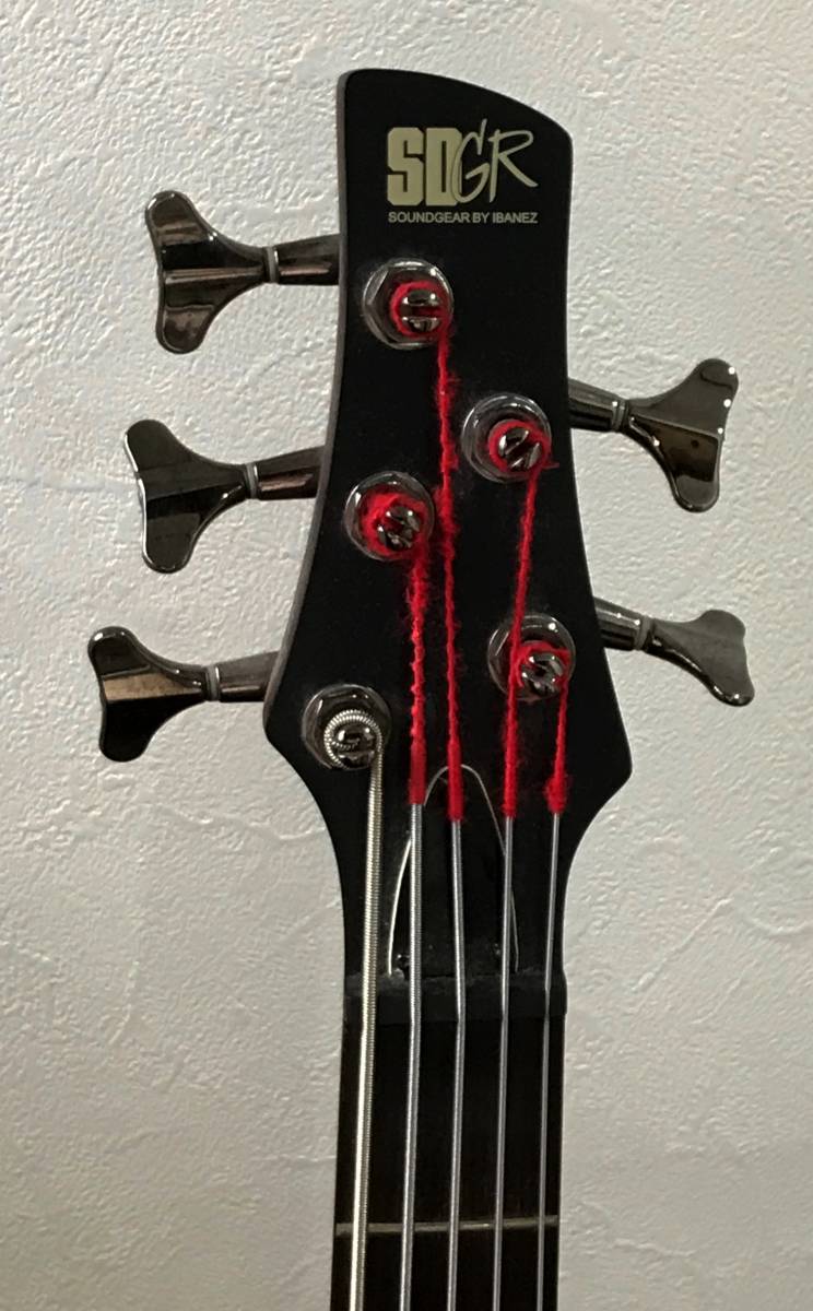 5弦ベース アイバニーズ アクティブ 5弦ベース焦げ茶色 黒ヘッド SDGR  