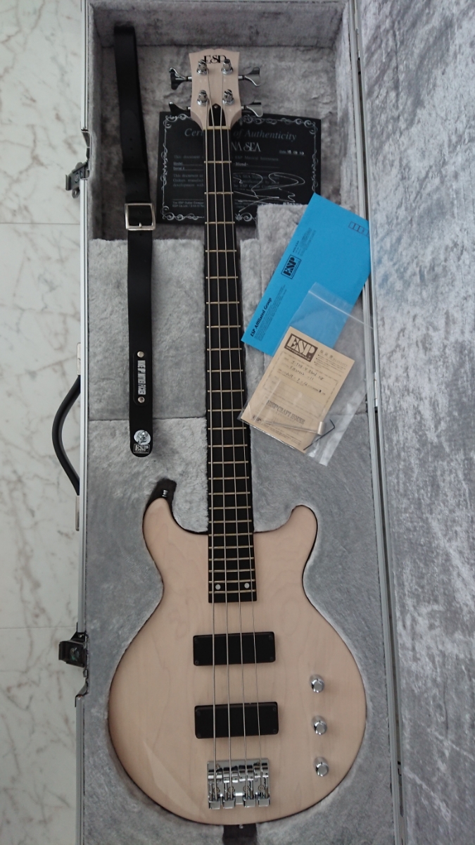 貴重‼️ESP J-TVB-V LUNA SEA J model ESP J-TVB-V Blond LUNA SEA ”J” Signature Model 30 Limited Edition BASS