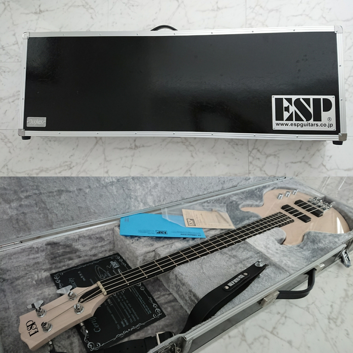 ESP J-TVB-V Blond LUNA SEA ”J” Signature Model 30 Limited Edition BASS