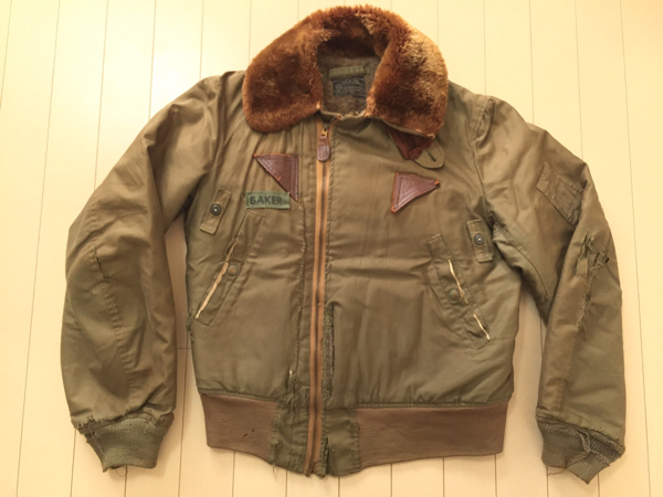 40S USAF B-15A コットン フライトジャケット 36 / ビンテージ 実物 