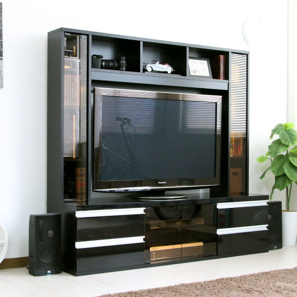 ハイタイプ テレビ台 壁面家具 | 50型 50インチ リビング壁面 テレビ 