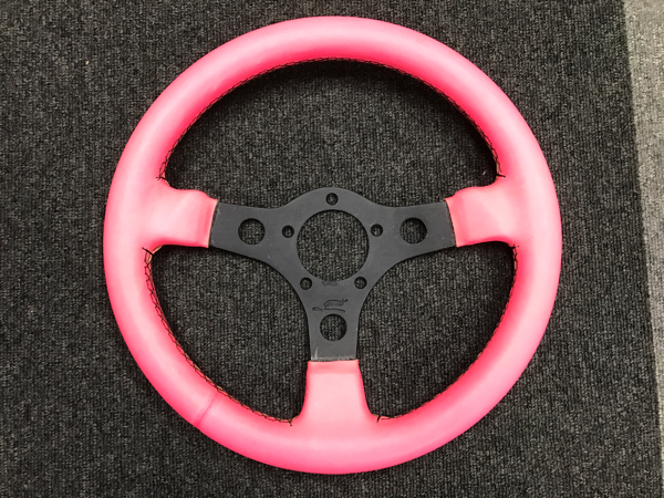 グラント ステアリング ネオンカラー ダットサンD21 ハイラックス オールドスクール ミニトラック 80s