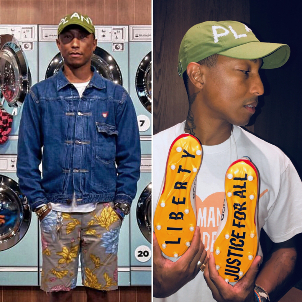 新品HUMAN MADEデニムキャップハートロゴ NIGO Pharrell着用 Pharrell Williams着 Cactus Plant Flea Market × HUMAN MADE Plant