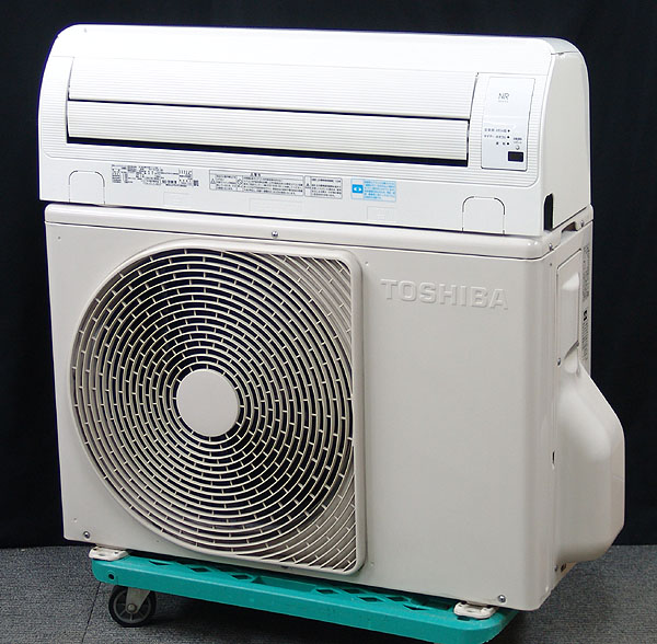 TOSHIBA【RAS-281NR】東芝 プラズマ空清 フィルター自動お掃除 ルームエアコン 主に10畳用 2012年製 中古品