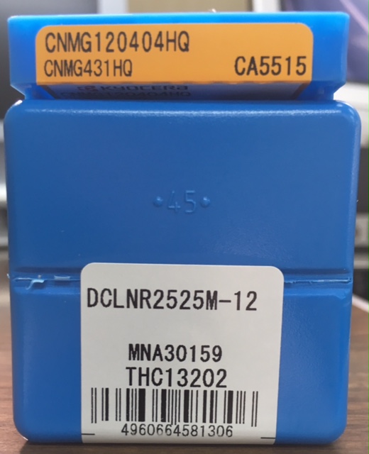 京セラ　ホルダー　DCLNR2525-M12 チップ付　　新品