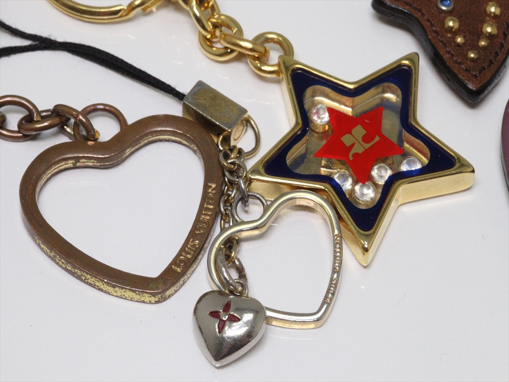 正規まとめ　11点【ルイヴィトン/ドルガバ/バーバリー等】キーホルダー　チャーム　ストラップ等　11点まとめて　b616_3