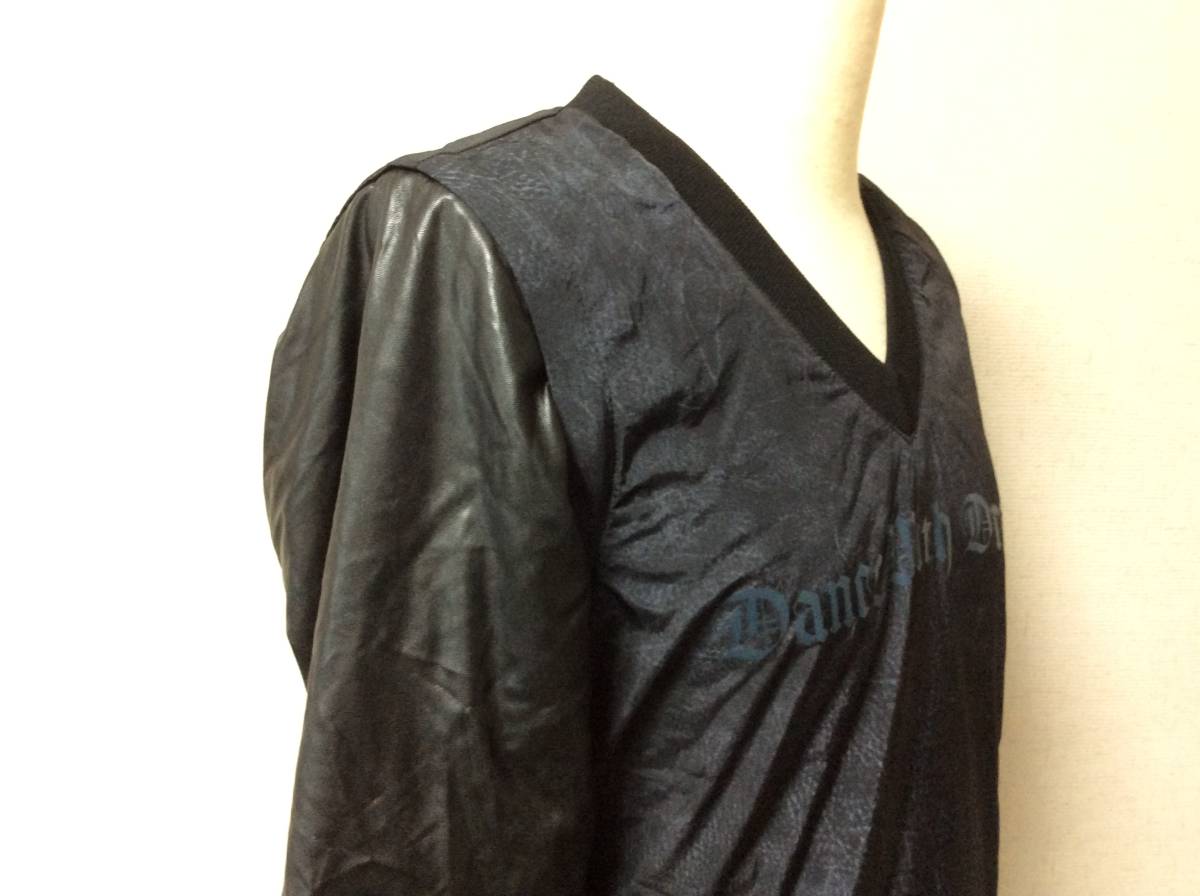 【新品】26 DANCE WITH DRAGONダンス ウィズ ドラゴン 長袖シャツ2WAY リバーシブル 黒 ブラック サイズ2