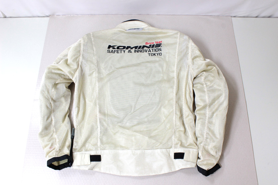 ■KOMINE■ 美品★ コミネ ライディングメッシュジャケット・レジェンド（07-014）ゴールド XLサイズ 定価13，500円