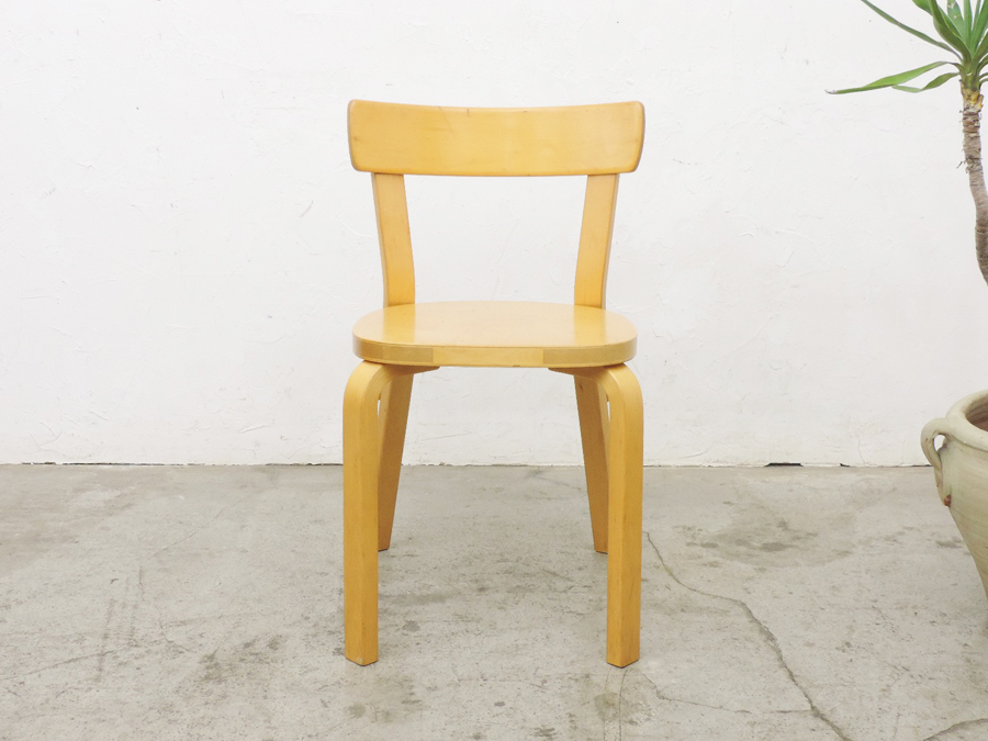 Chair アルヴァ・アアルトartek社製”CHAIR 69”バーチ材 Chair アルヴァ・アアルトartek社製”CHAIR 69”バーチ材