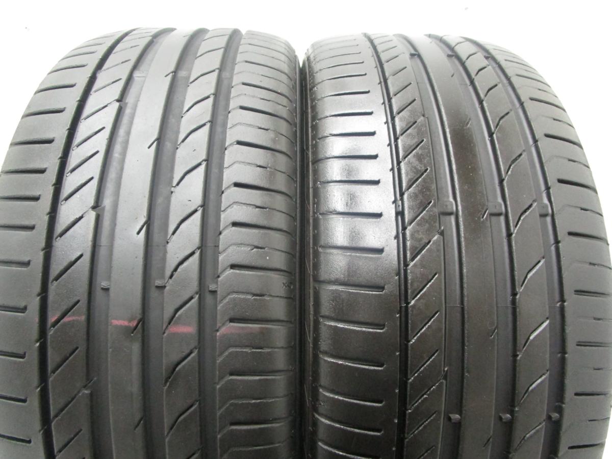 225-45R17★7分山 コンチネンタル中古タイヤ【2本セット】送料無料(M17-7943）