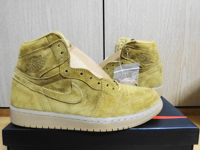 AIR JORDAN 1 RETRO HIGH OG WHEAT 27cm 確実正規品 ウィート GOLDEN HARVEST ゴールデン ハーベスト