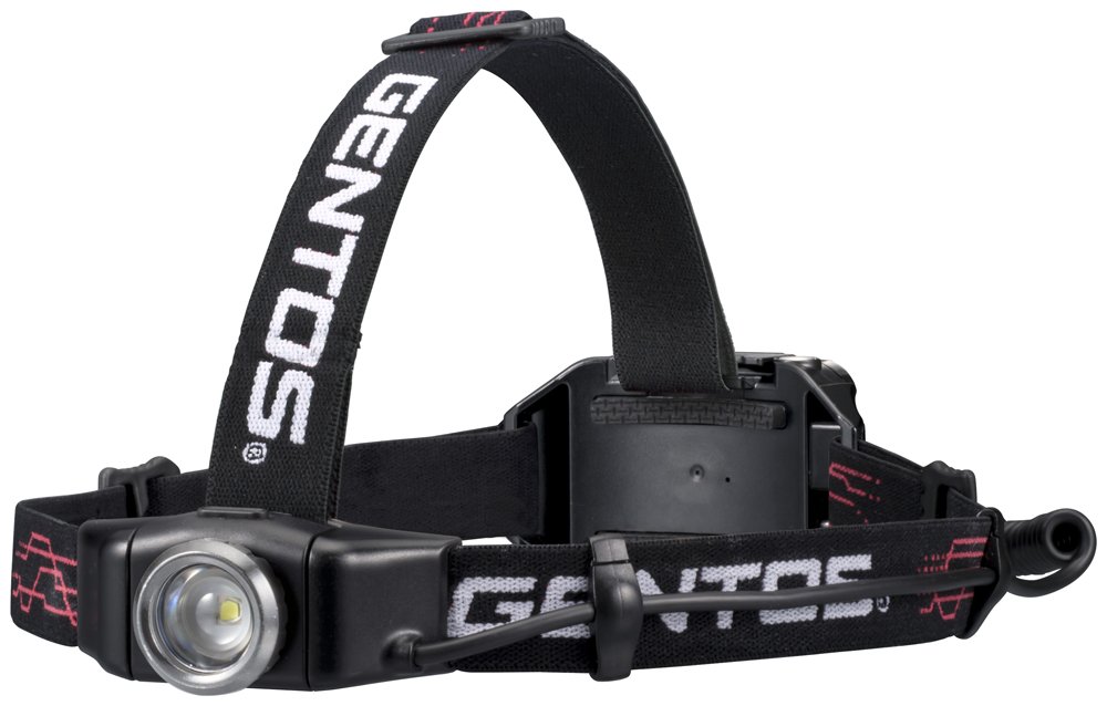 263 GENTOS(ジェントス) LED ヘッドライト USB充電式 【明るさ300ルーメン/実用点灯6時間/耐水】 263