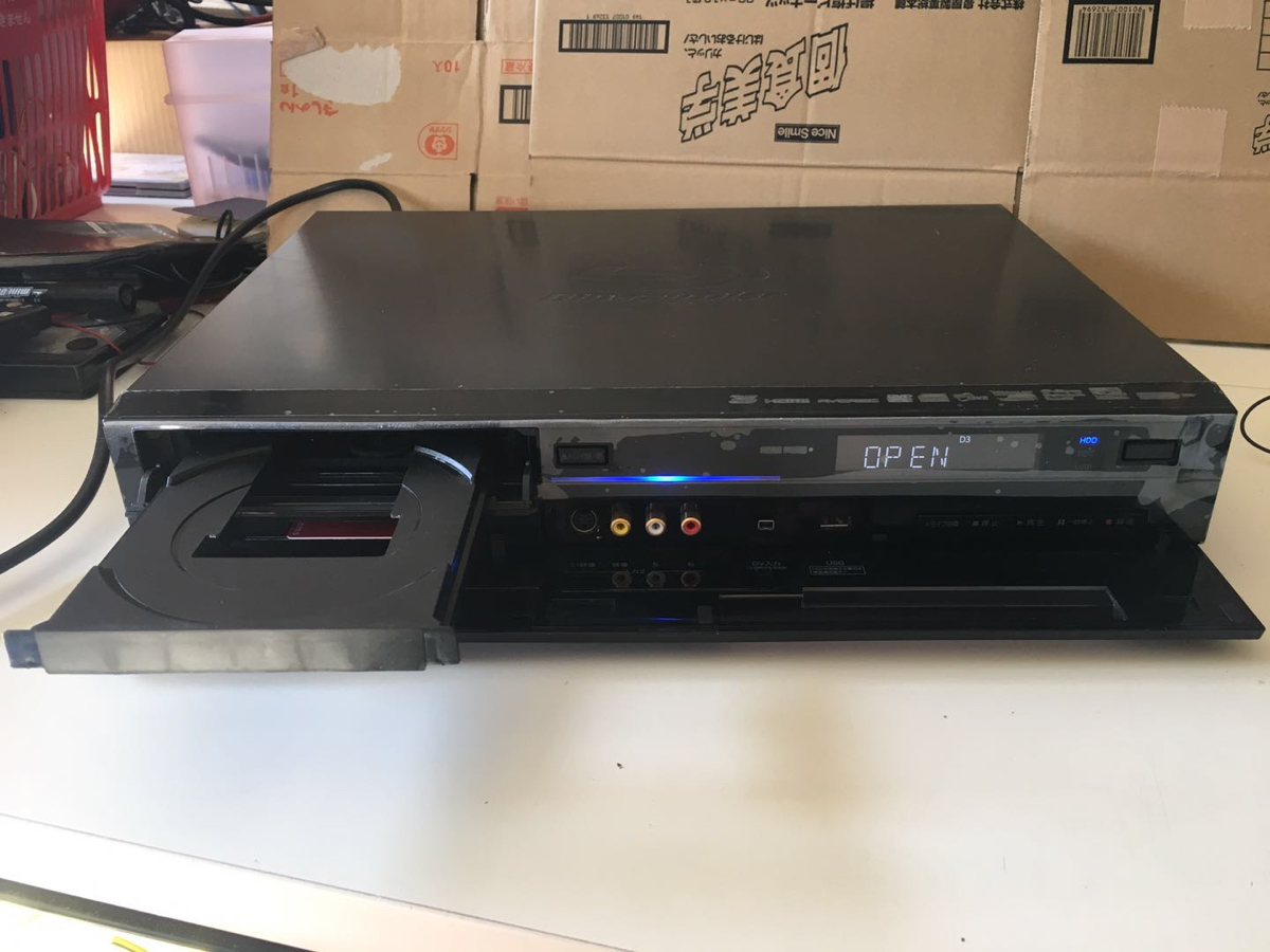 TOSHIBA RD-X10 東芝 通電確認しました ブルーレイディスクレコーダー 