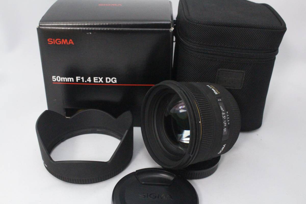 ☆超極上品☆シグマ SIGMA AF 50mm F1.4 EX DG HSM Canon☆899/142
