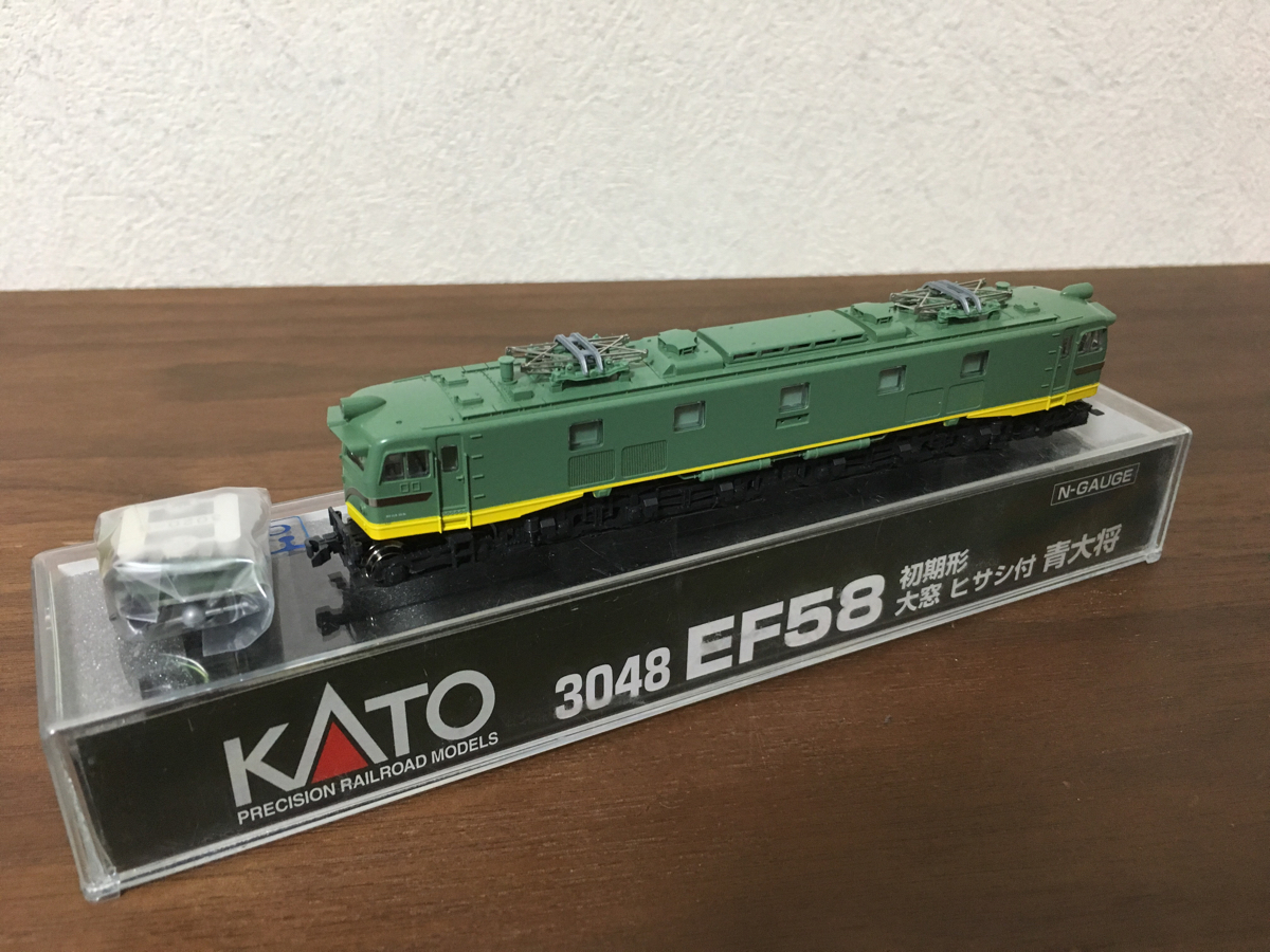 KATO 3048 EF58 初期形 大窓 ヒサシ付 青大将 KATO 2016-1 D51 498