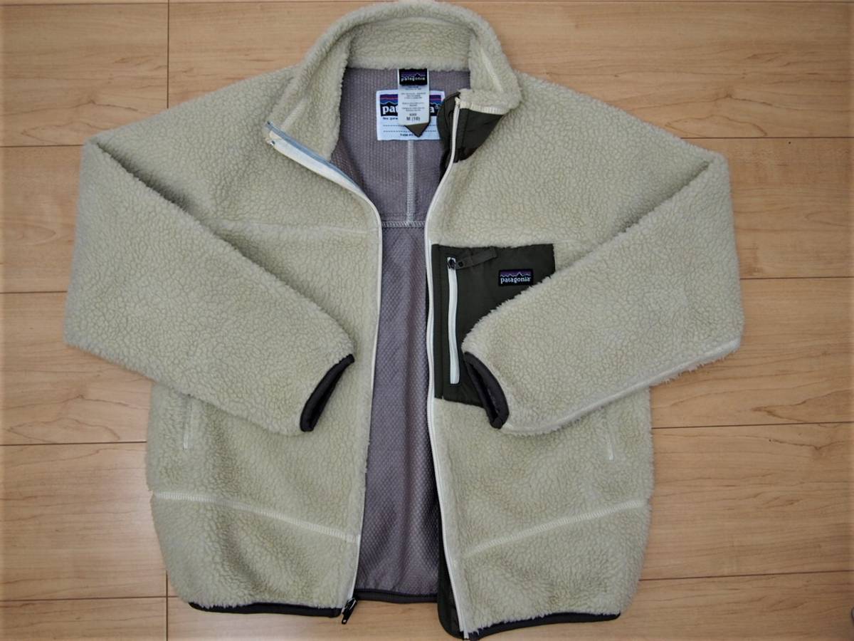 patagonia パタゴニアフリースジャケットClassic Retro-XクラシックレトロXカーディガンキッズKIDSM(10)1501４0レディースS美品