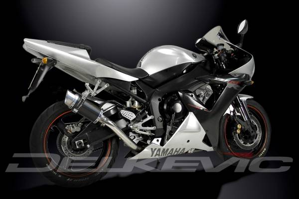 DELKEVIC マフラーYZF-R1サイレンサーYZFR1 5PW ヤマハ 02-03 EU YZF