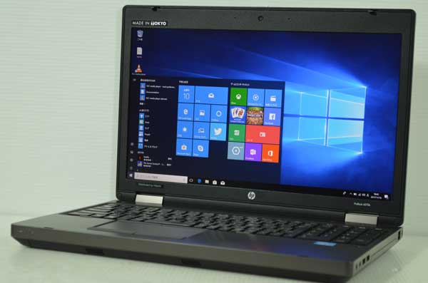 10ZN HP ProBook 6570b Core i5 3210M 4GB 320GB Windows 10 Professional 64bit 高解像度液晶 HD+ 1600x900 WiFi 無線LAN webカメラ 内臓