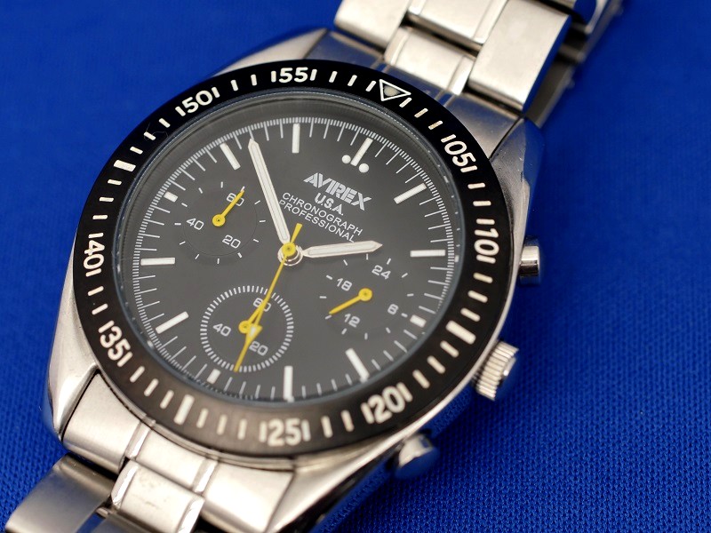 eBay AVIREX Chronograph Avirex chronograph rx85001g1 With Battery