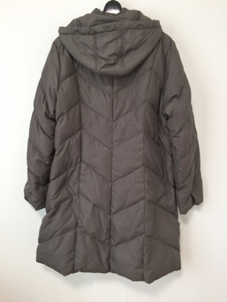 バルマン ダウンコート サイズL レディース 美品 グレー 冬物 BALMAIN