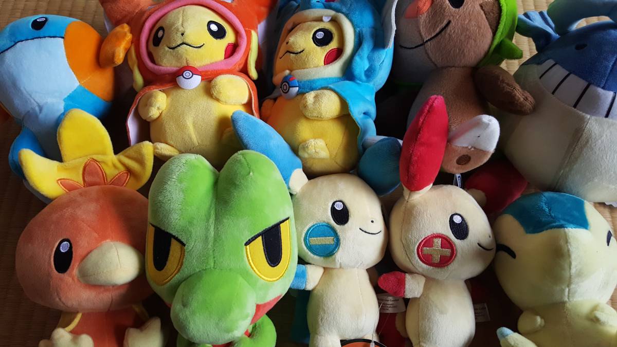 ポケモンぬいぐるみ詰め合わせ ポケモンセンター限定品 ピカチュウetc 