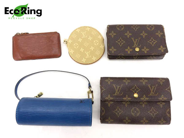 1円 難あり含 ヴィトン モノグラム エピ 財布 コインケース ポーチ 計5点セット BP708