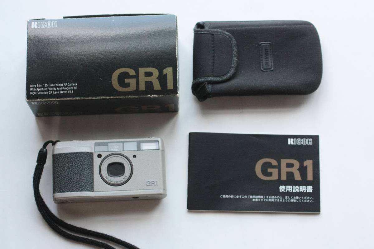 ジャンク　RICHOHリコーGR1フィルムカメラ初代　難有り