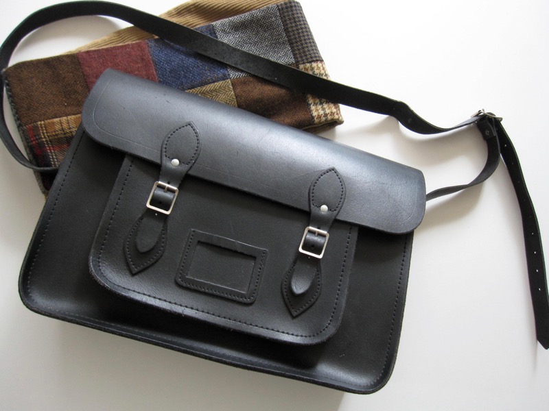 【The Cambridge Satchel Company ケンブリッジサッチェルカンパニー】本革 レザー ショルダーバッグ サッチェル 黒!!