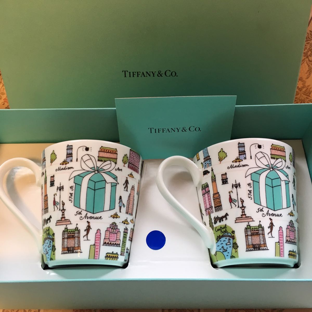 新品★TIFFANY &CO. 5th アベニュー マグカップ ペア ティファニー