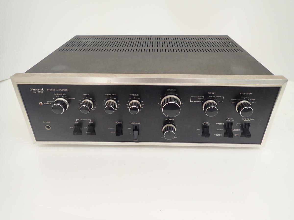 sansui　AU-7500　(電源ケーブル難あり) ■ 4FECE-15