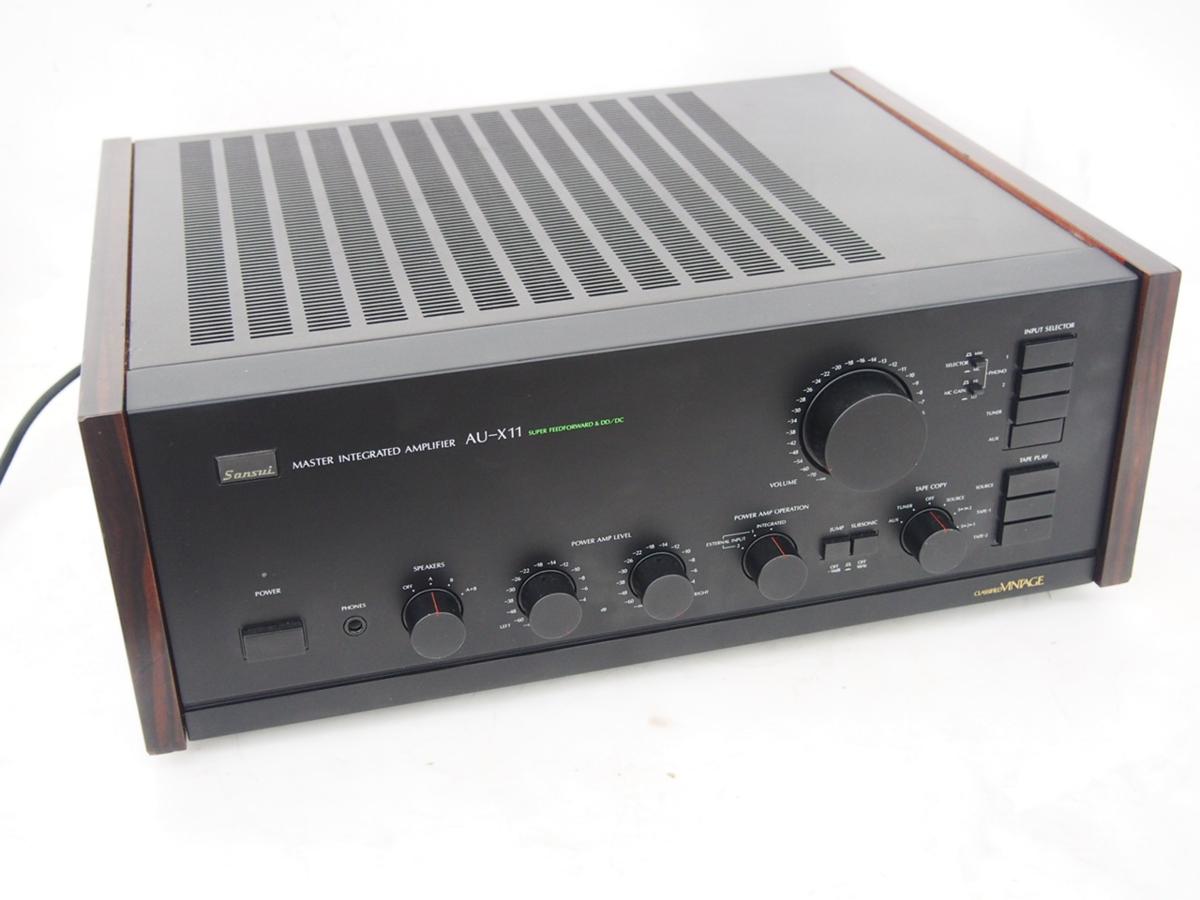 SANSUI プリメインアンプ AU-X11 ▽ 4FD0D-4