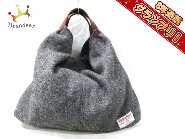 ハリスツイード Harris Tweed バッグ トートバッグ ウール×レザー 