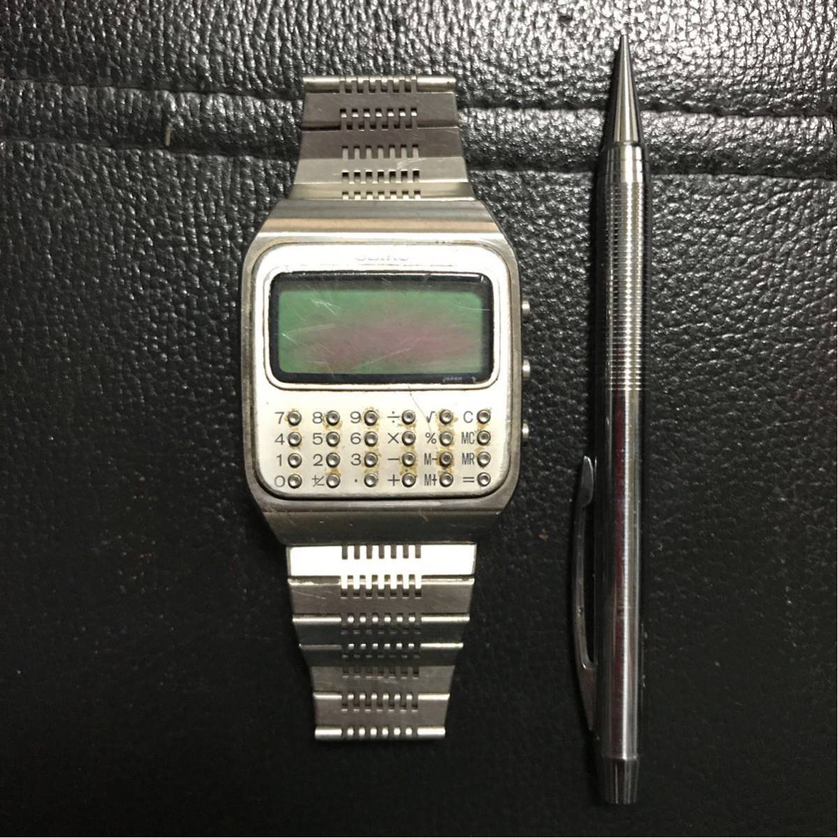 最終値下げ) レア SEIKO セイコー 計算機付き腕時計！ SEIKO セイコー 