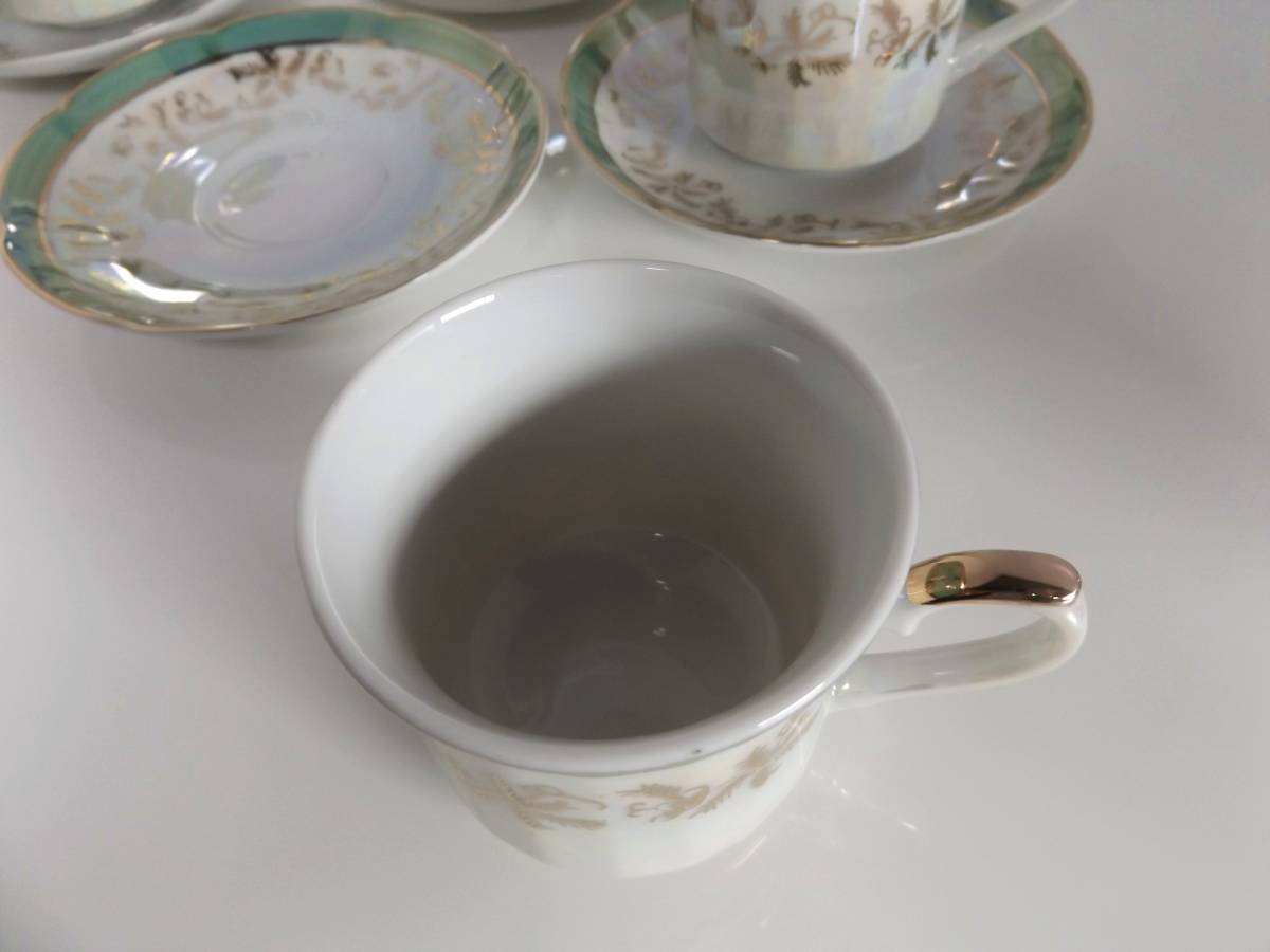 値下げ交渉☆未使用☆カップ＆ソーサー5客 ティーポットセット