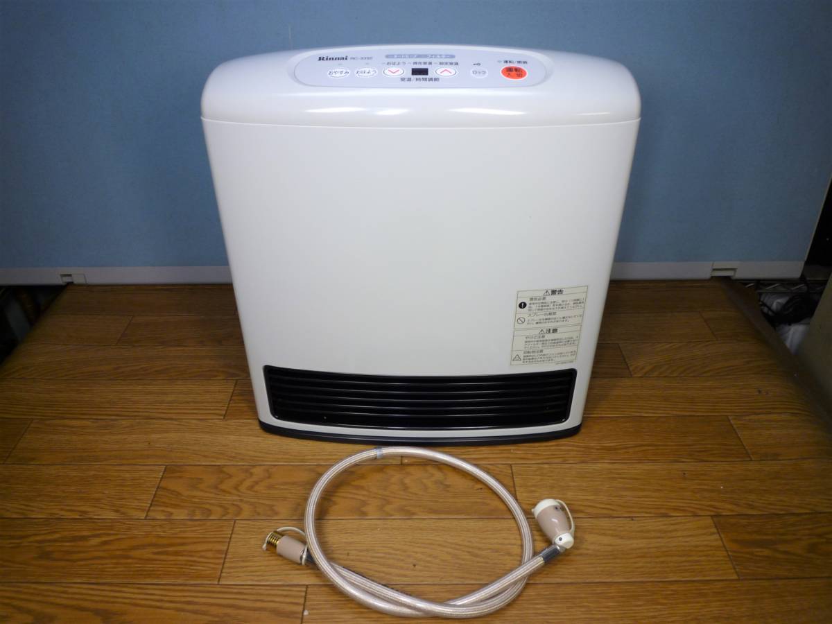 リンナイ RC-335E-2★ガスファンヒーター LPガス 使用僅かな美品