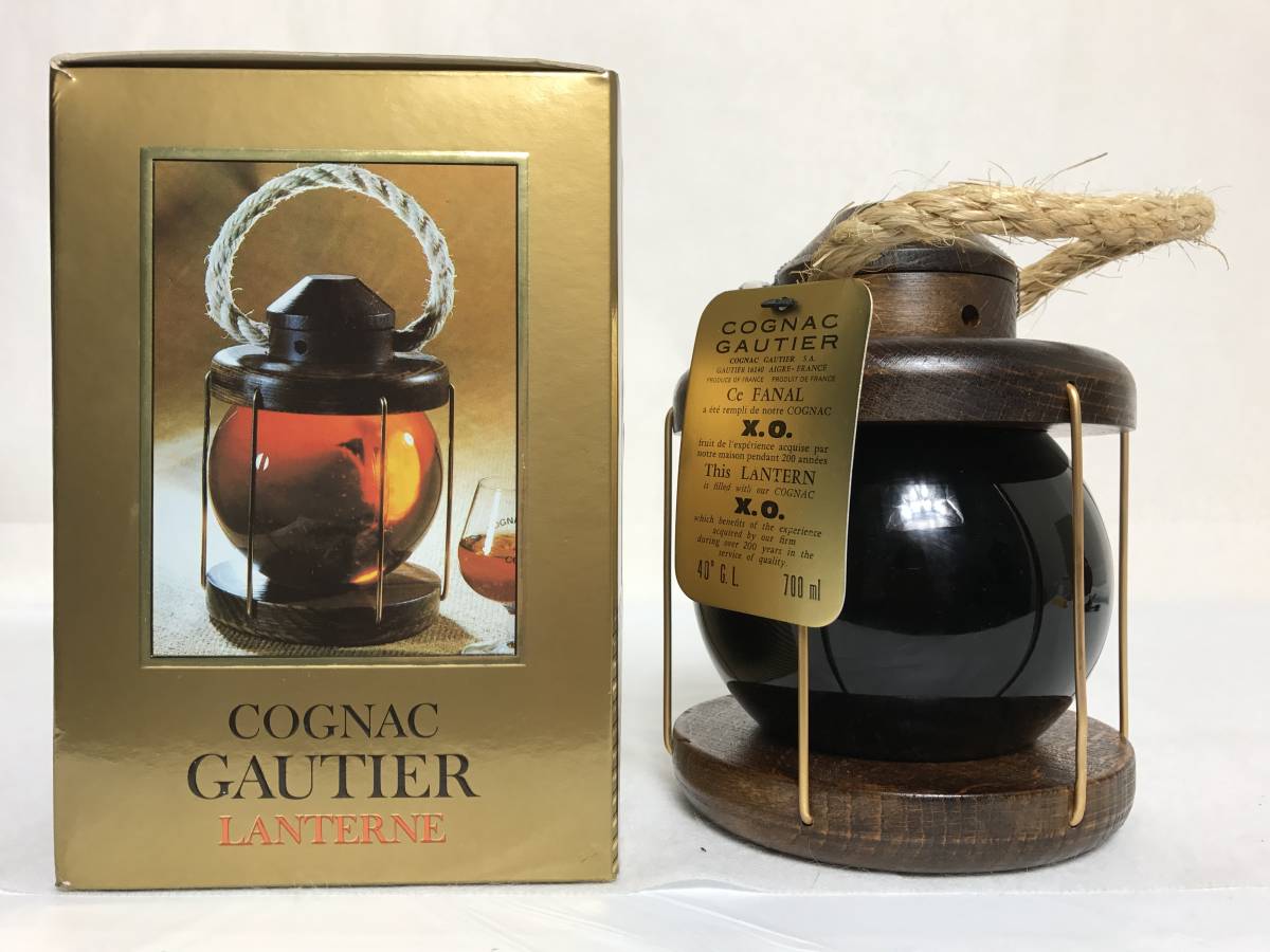 ◆◇A430 GAUTIER XO LANTERN ゴーティエ XO ランタン 700ml 40% ブランデー 古酒◇◆