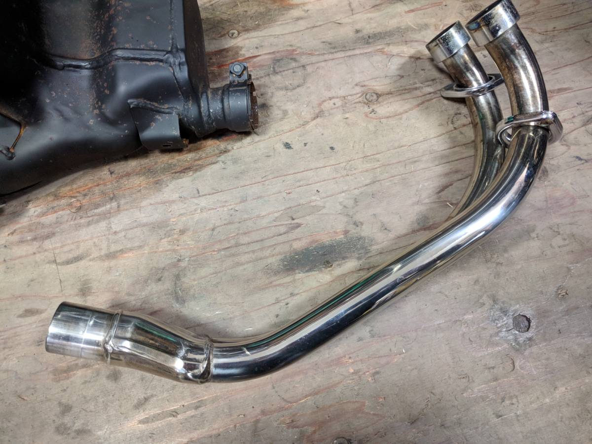 SRX600後期(3SX)純正マフラー一式中古品