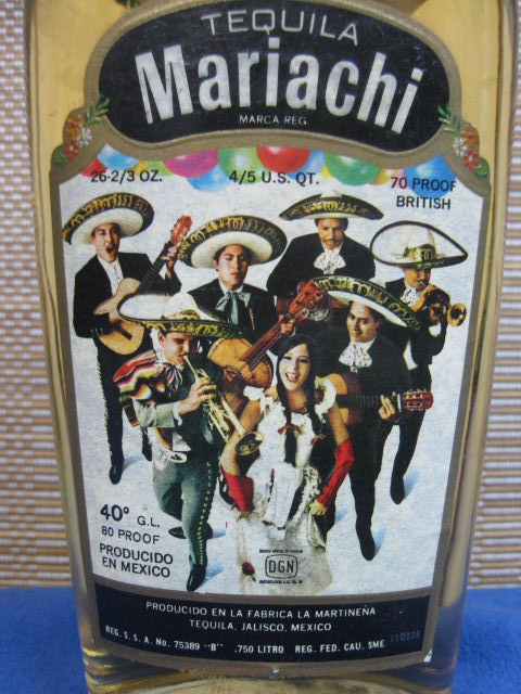 古酒】テキーラ Mariachi 760ml 40% ○TEQUILA MARIACHI 760ml,40