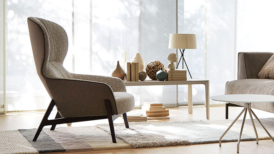 展示品　arflex アルフレックスGIULIO（ジュリオ） W790 ラウンジチェア グレーベージュ_10